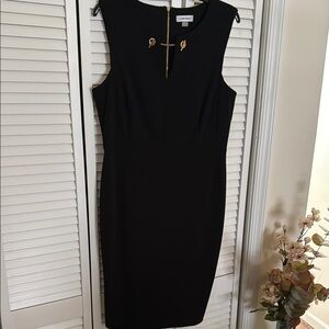 Calvin Klein Black Sleeveless Dress